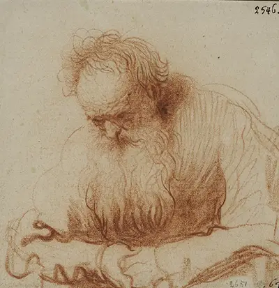 Seated Old Man II Rembrandt